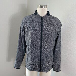 LULULEMON Womens 8 Jacket Hit It Frozen Fizz White Black Swift Ultra Full Zip